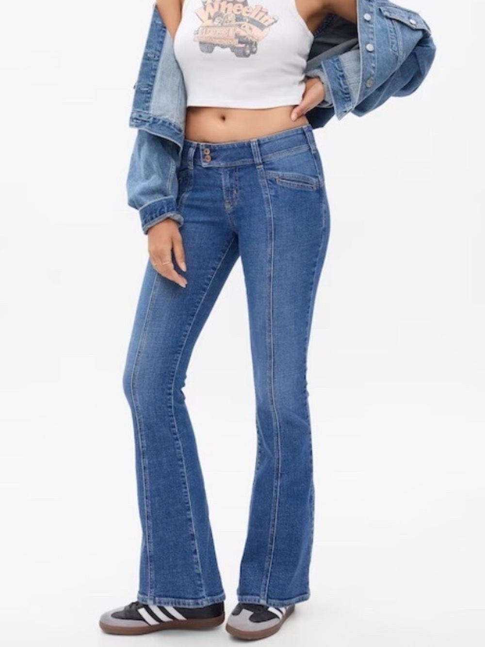 Gap Y2K Flare Low Rise Jean